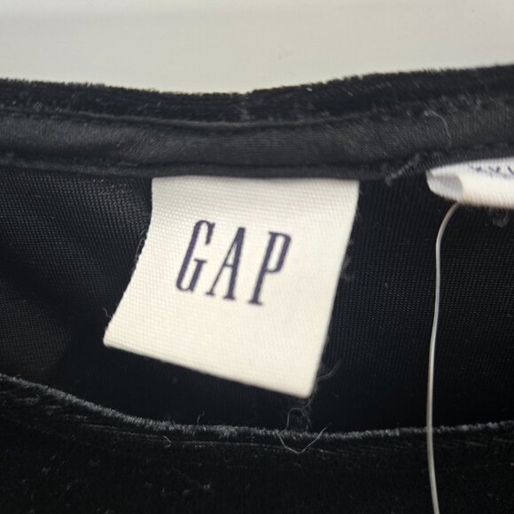 Gap Black Velvet Spaghetti Strap Cami Maxi Dress XXL - Picture 5 of 9